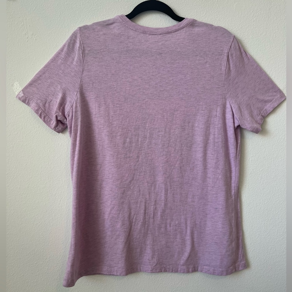 Bella Canvas Large Purple Graphic Crew Neck Short-Sleeve Tee (0695) - Picture 5 of 7